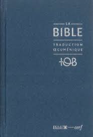 bible tob bleue