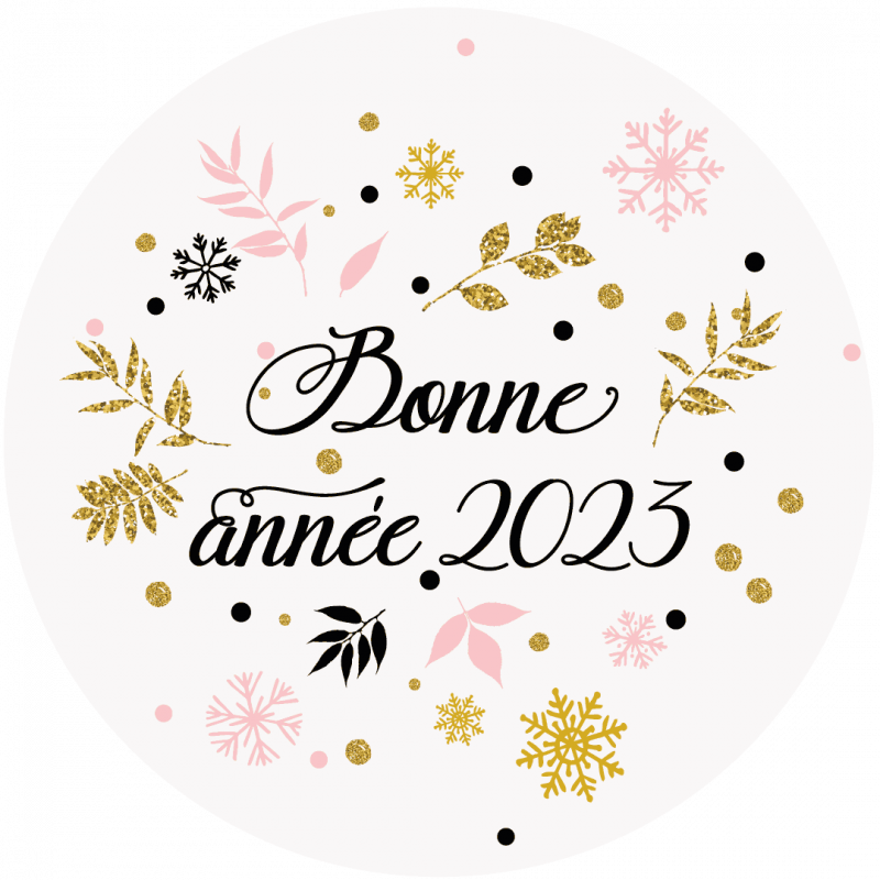 sticker bonne annee 2023